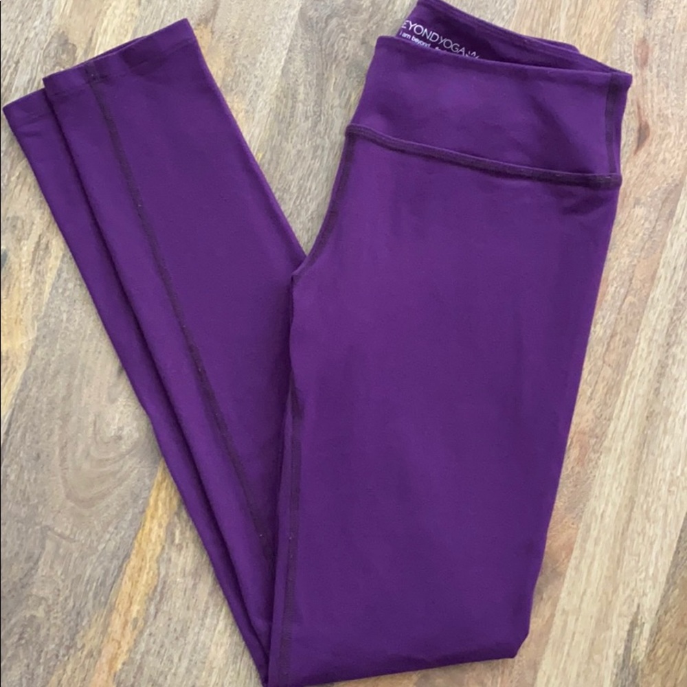 Beyond Yoga Purple Leggings